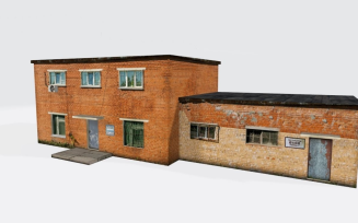 Old industrial building 3D model