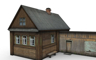 Village House Old 3D model