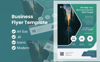 Business Theme Flyer Brochure Corporate identity template