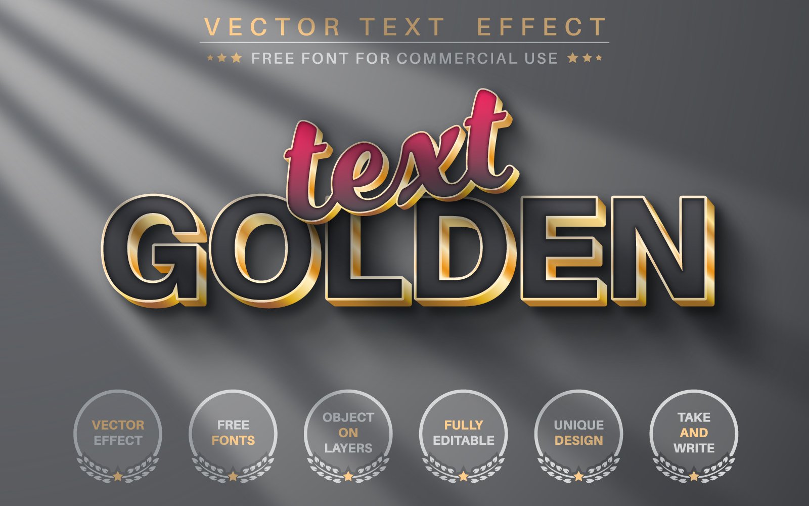 Template #175347 Text Effectfont Webdesign Template - Logo template Preview
