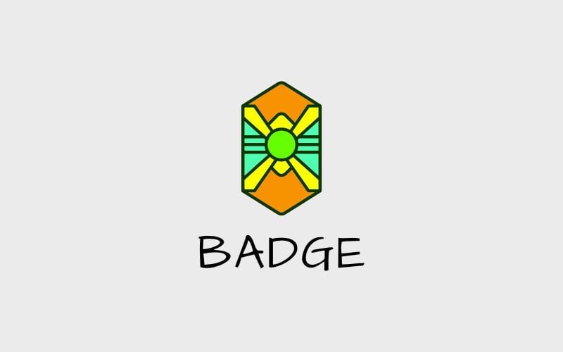Abstract Badge Logo template Logo Template