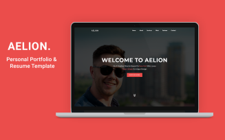 Aelion - Creative Portfolio Landing Page template