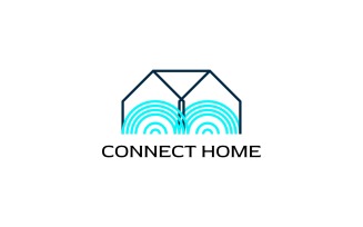 Connect Home Logo template