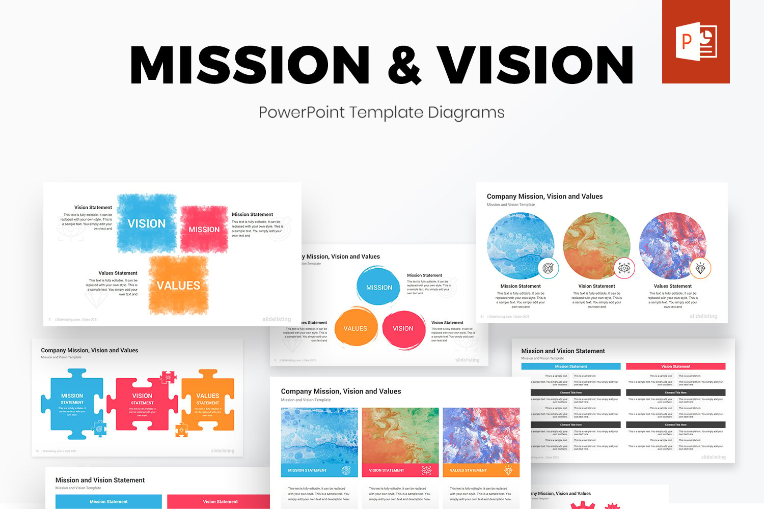 Kit Graphique #175471 Mission Vision Divers Modles Web - Logo template Preview