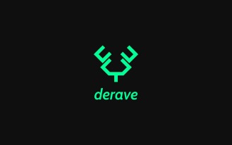 Green Deer Logo template