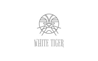 White Tiger Logo template