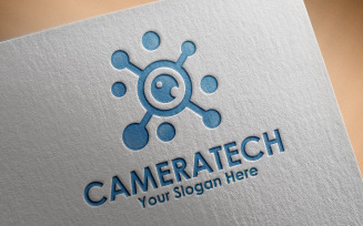 Camera Tech Logo Template