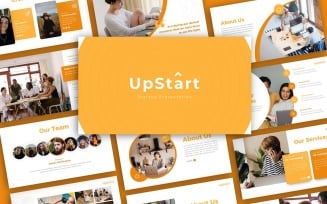 Upstart Startup Presentation PowerPoint Template