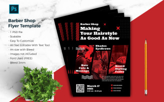 Barbershop Flyer vol.03 Corporate identity template