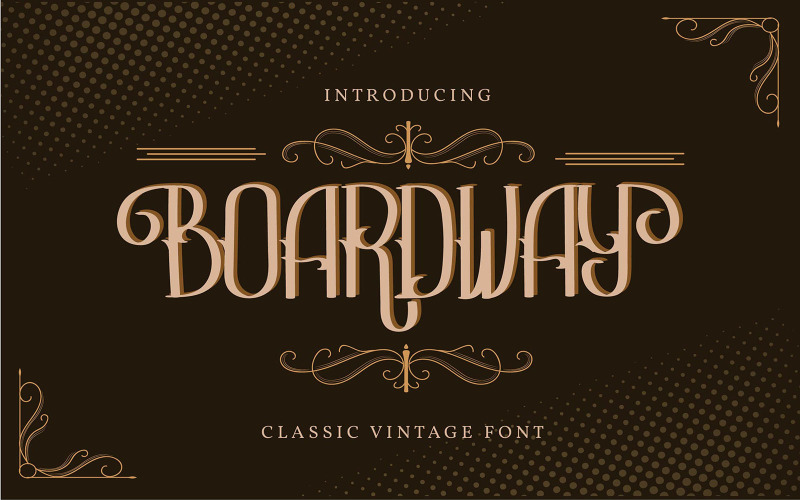Boardway | Classic Vintage Font