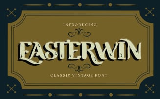 Easterwin | Classic Vintage Font