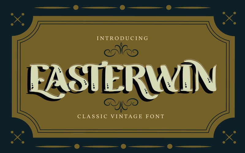 Easterwin | Classic Vintage Font