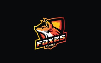 Fox Gaming Logo template