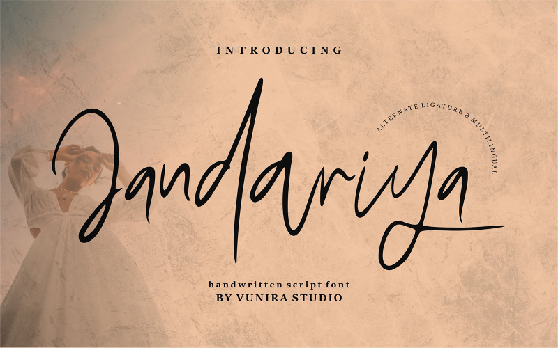 Jandariya | Handwritten Script Font