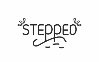 Stepped Font