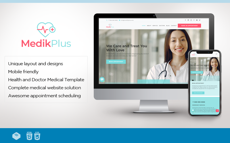 Kit Graphique #175843 Medical Soins-de-sants Divers Modles Web - Logo template Preview