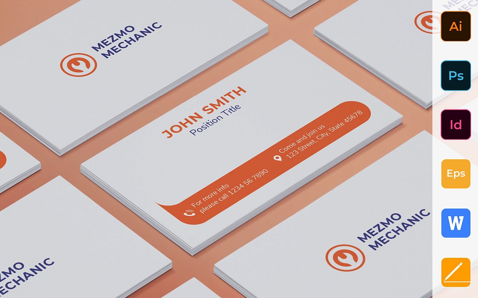 Template #175895 Cards Business Webdesign Template - Logo template Preview