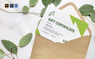 Professional Hostel Gift Certificate Template
