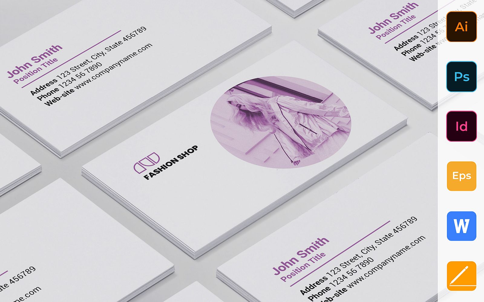 Template #175934 Cards Business Webdesign Template - Logo template Preview