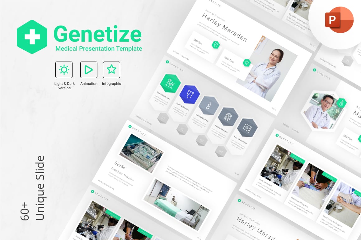 Template #175956 Medical Green Webdesign Template - Logo template Preview
