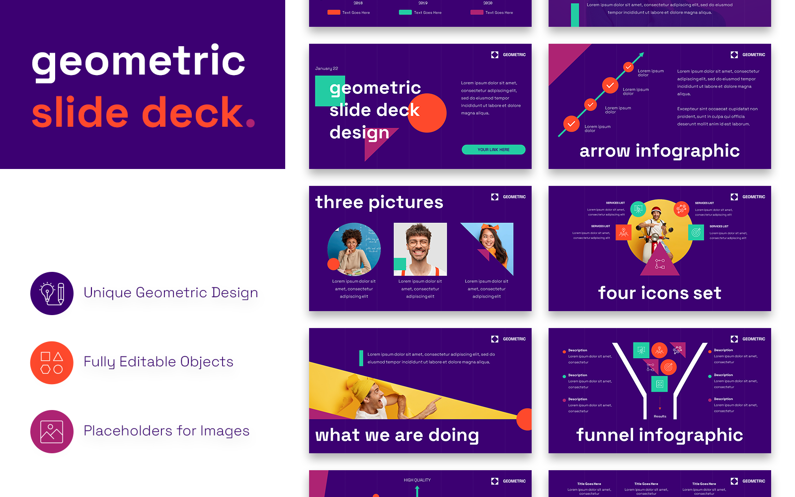 Geometric Modern Google Slides Presentation Template