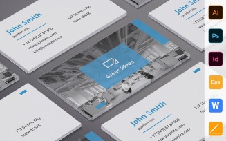 Professional Marketing Firm Business Card Template