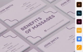 Professional Massage Business Card Template