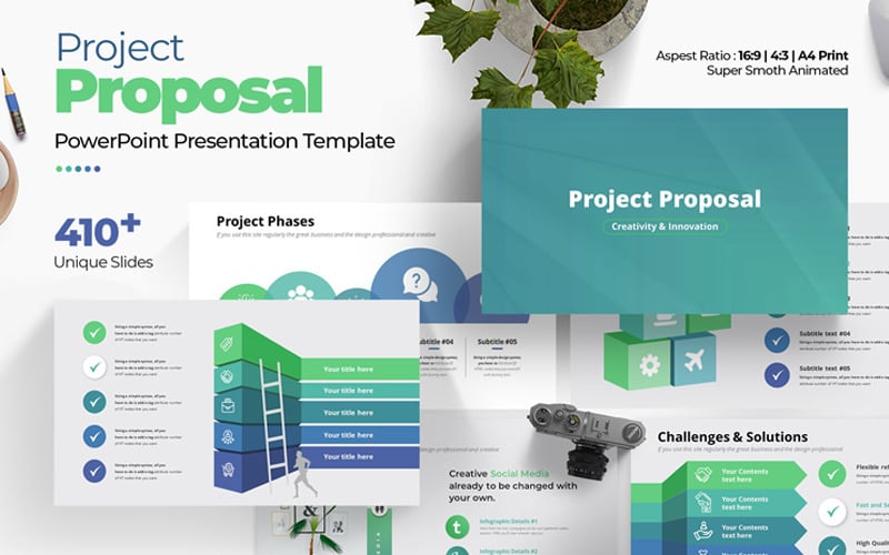 The Best Project Proposal PowerPoint Template