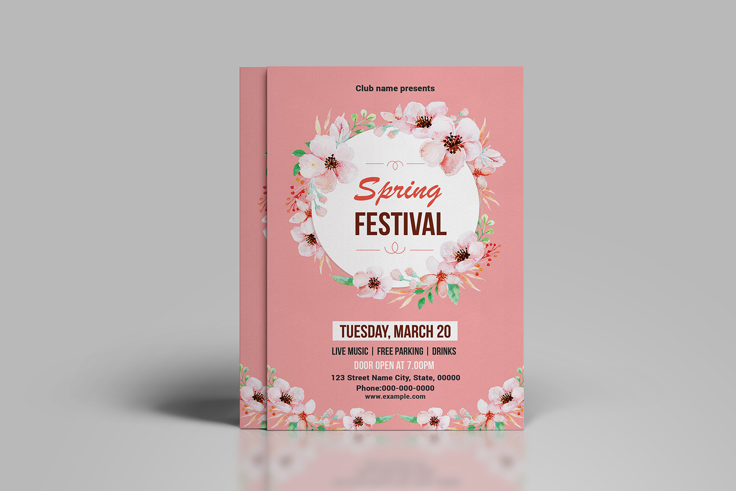 Template #176014 Party Spring Webdesign Template - Logo template Preview