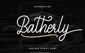 Batherly Font