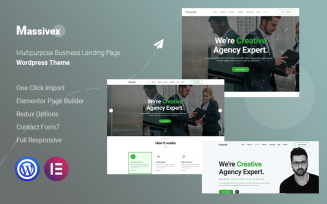 Massivex - Multipurpose Business WordPress Landing Page