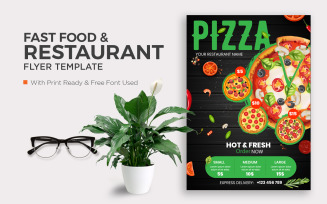 Pizza and Restaurant Flyer Design