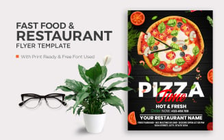 Restaurant and Pizza Flyer Design