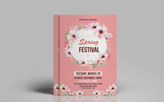 Spring Festival Flyer Corporate Identity Template