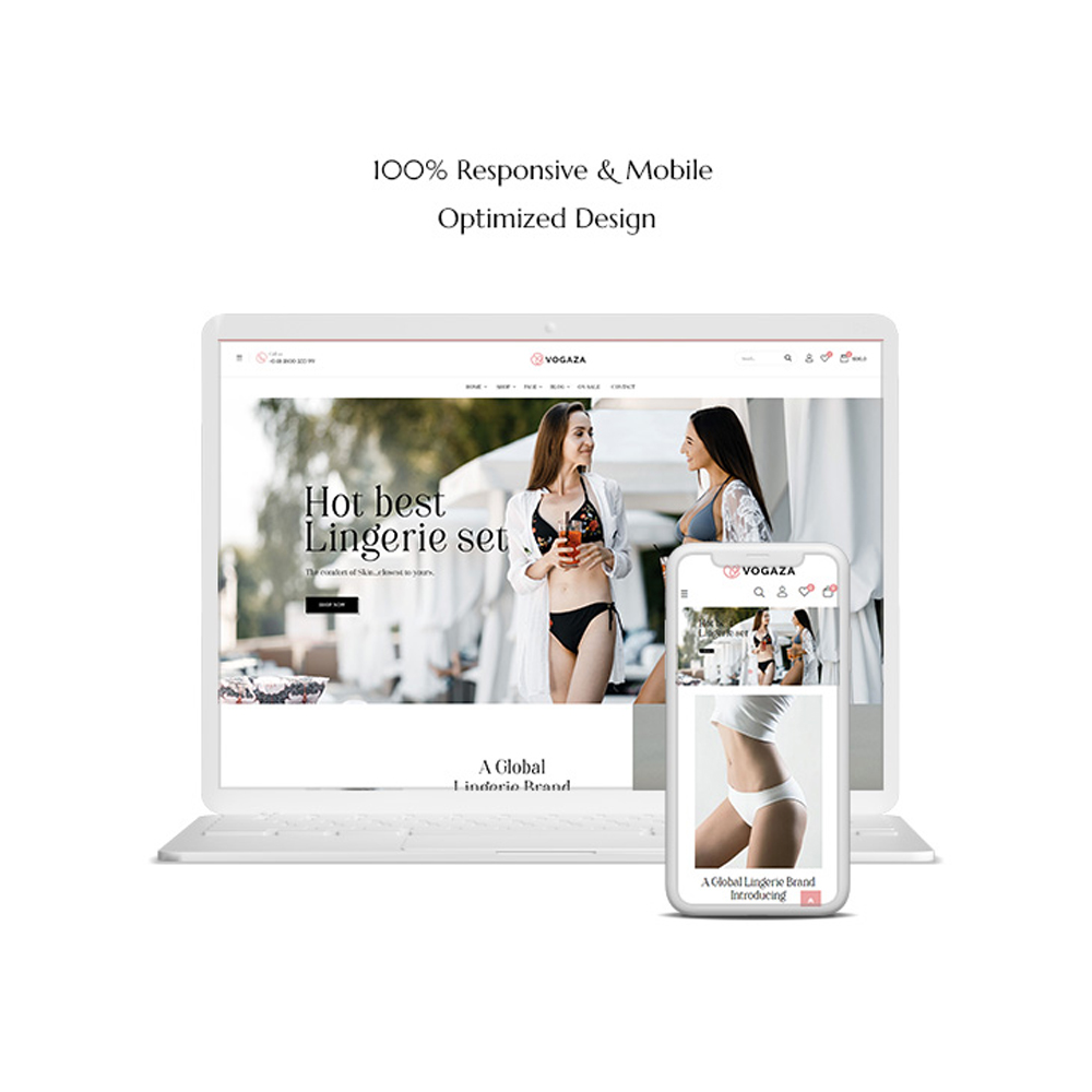 TMVogaza - Badmode & Lingerie Mode Prestashop-thema