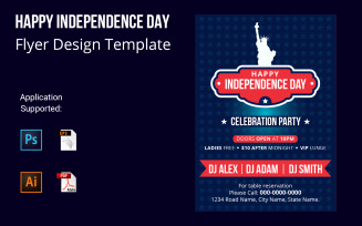 United States of America Independence Day Poster Design