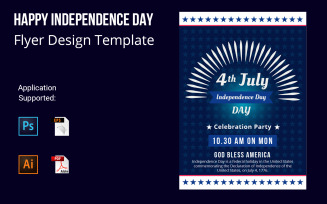 USA Independence Day Flyer Design