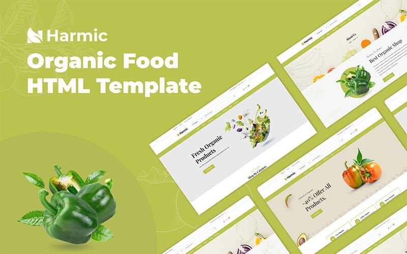 Template #176100 Grocery Food Webdesign Template - Logo template Preview