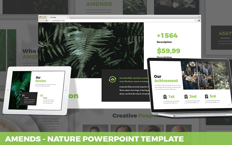 Template #176117 Plant Green Webdesign Template - Logo template Preview