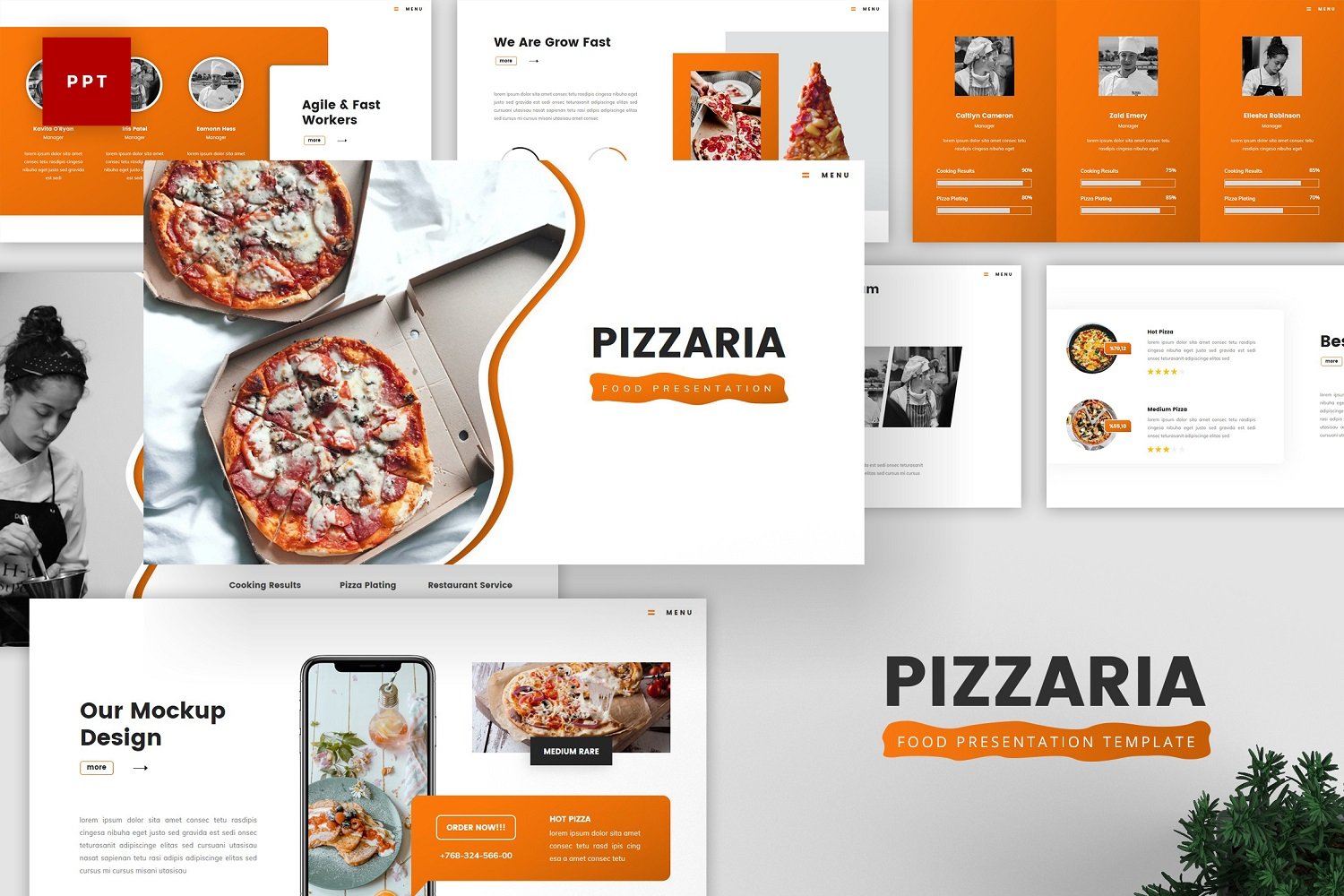 Template #176130 Food Cuisine Webdesign Template - Logo template Preview