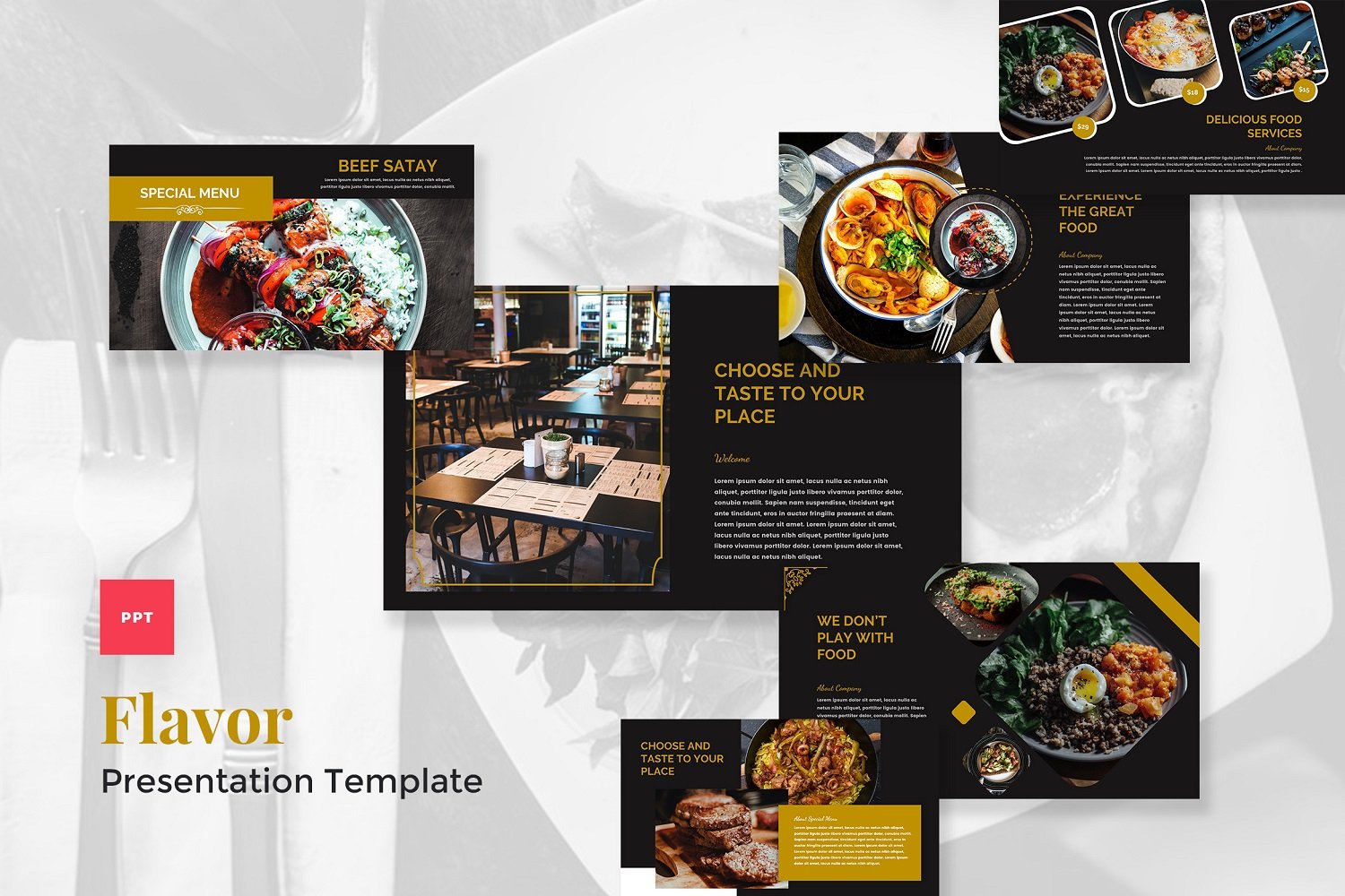 Kit Graphique #176137 Restauration Alimentation Divers Modles Web - Logo template Preview