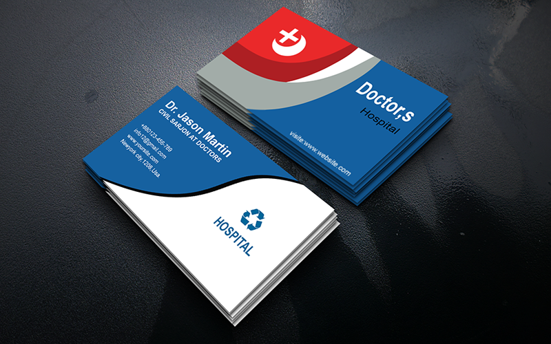 Doctors Business Card Corporate identity template