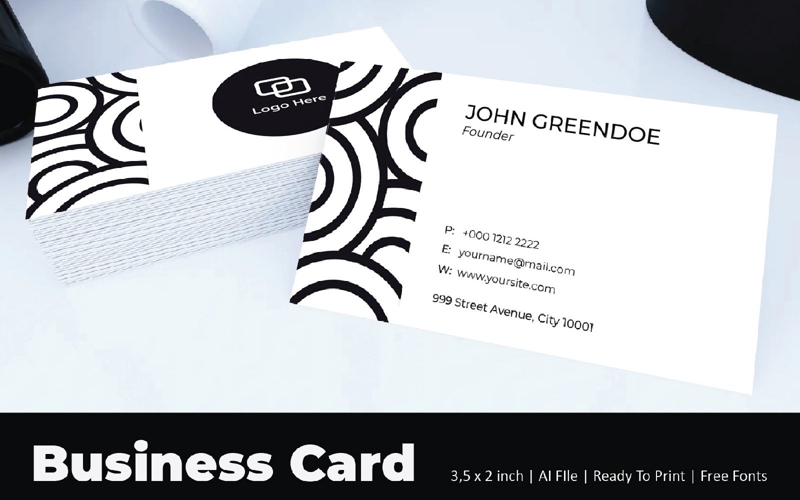 Kit Graphique #176161 Business Card Divers Modles Web - Logo template Preview