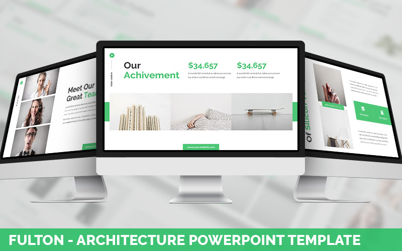Fulton - Architecture Powerpoint Template PowerPoint Template