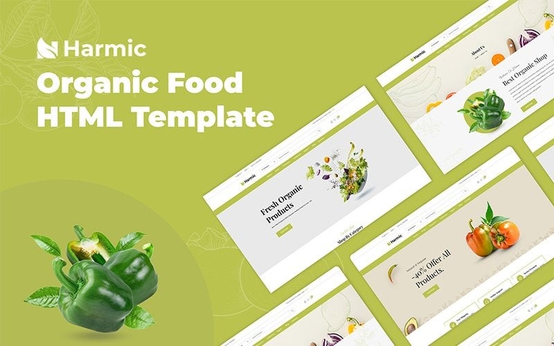Harmic - Organic Food HTML Website Template
