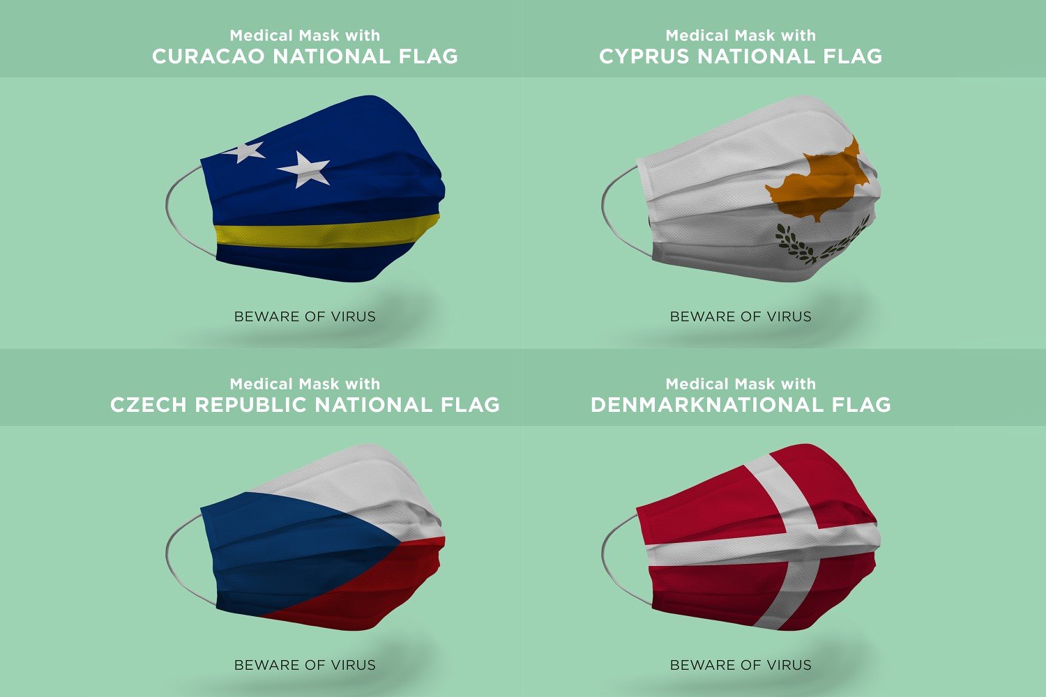 Kit Graphique #176261 Flag National Divers Modles Web - Logo template Preview