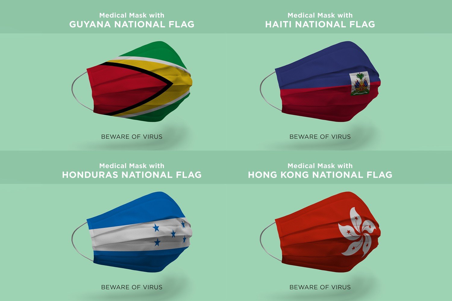 Kit Graphique #176268 Flag National Divers Modles Web - Logo template Preview