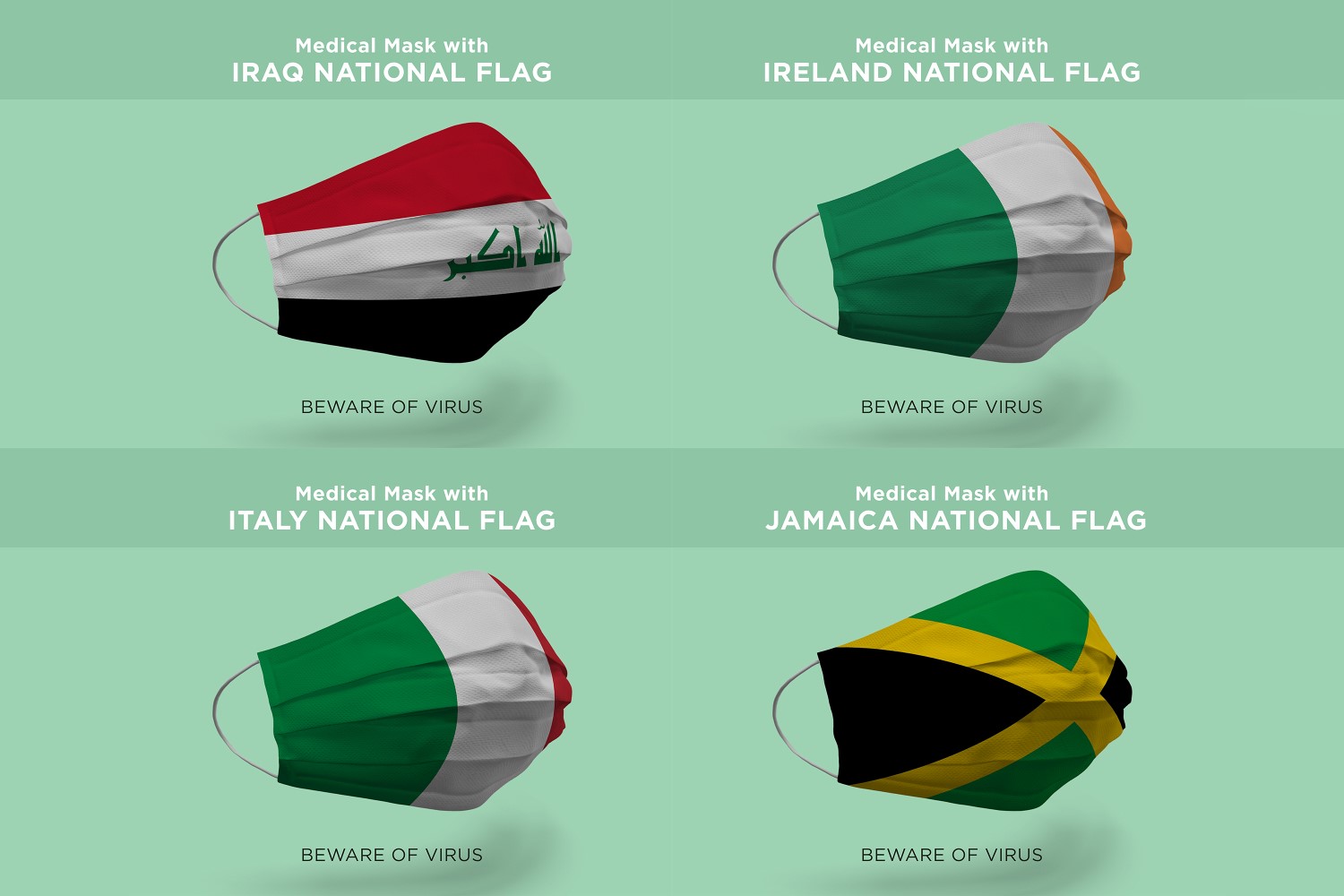 Kit Graphique #176270 Flag National Divers Modles Web - Logo template Preview