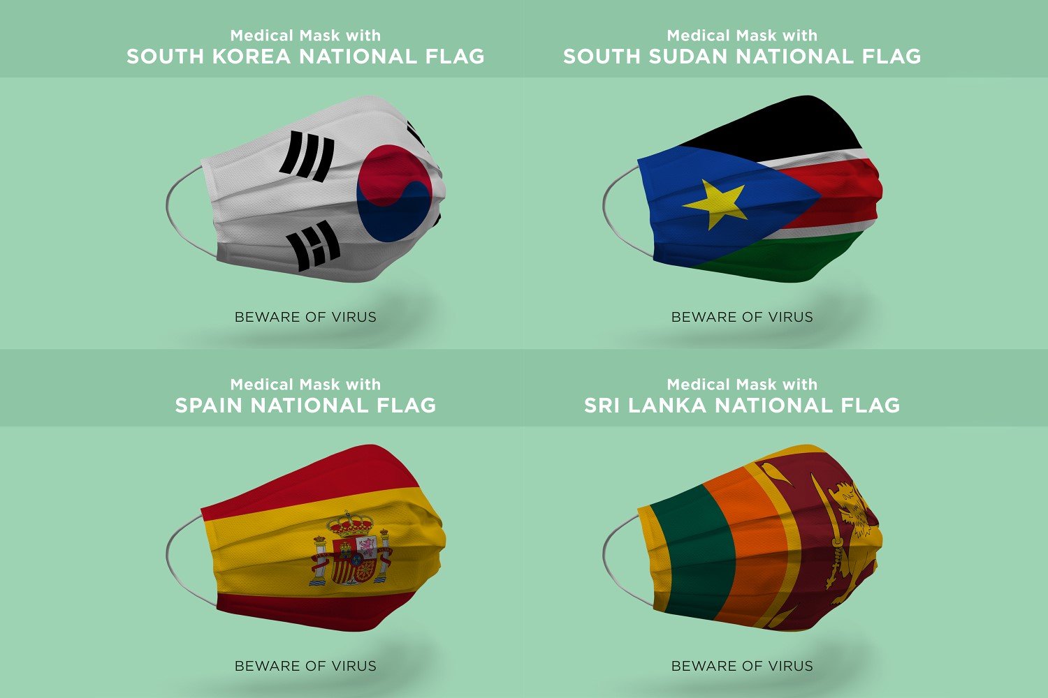 Kit Graphique #176289 Flag National Divers Modles Web - Logo template Preview