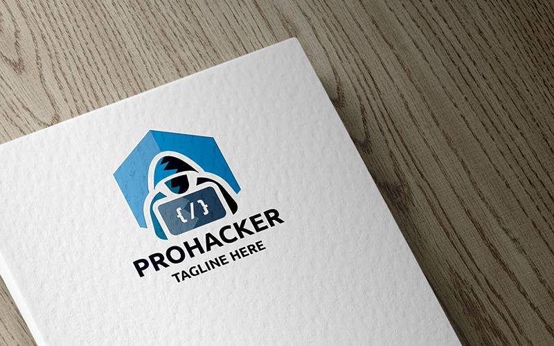 Pro Hacker Logo template Logo Template